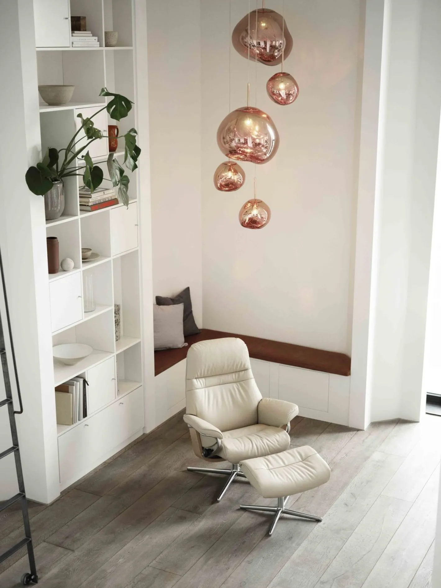 Hot Stressless Sunrise Relaxfauteuil Zwart