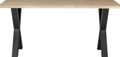WOOOD Tablo Boomstam X-poot Eettafel Naturel