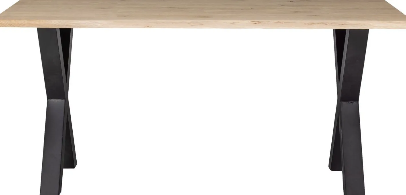 WOOOD Tablo Boomstam X-poot Eettafel Naturel