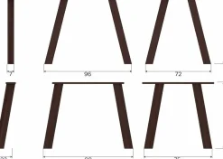 Clearance WOOOD Tablo Eettafel Mystic Brown