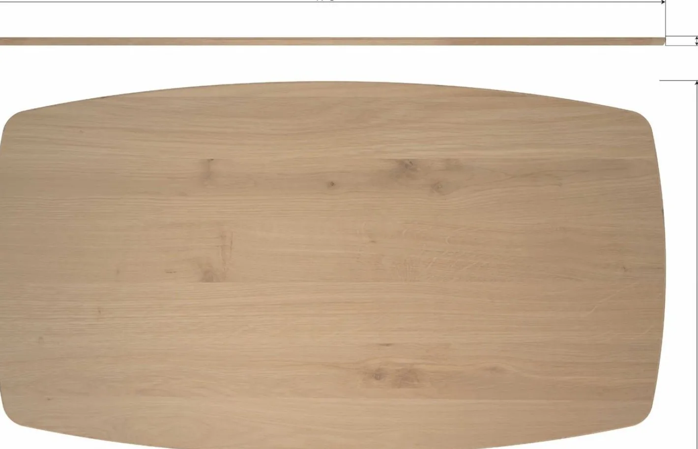 Discount WOOOD Tablo Eettafel Transparant