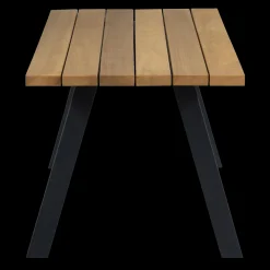 Discount WOOOD Tablo Tuintafel Natural, Black