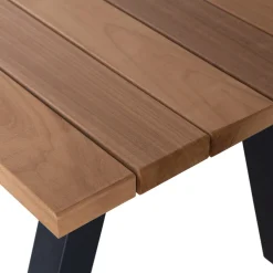 Discount WOOOD Tablo Tuintafel Natural, Black