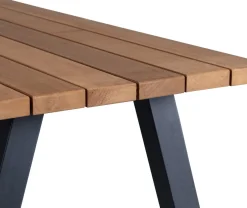 Discount WOOOD Tablo Tuintafel Natural, Black