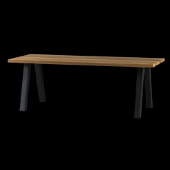 Discount WOOOD Tablo Tuintafel Natural, Black