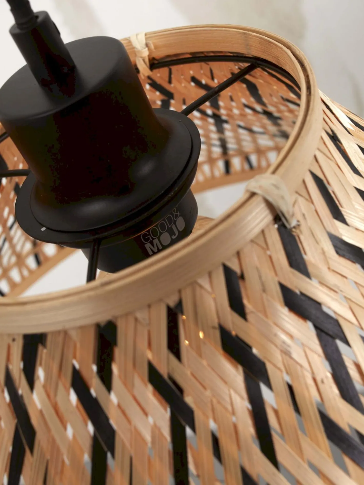 Best Good&Mojo Tahiti Vloerlamp Natural, Black