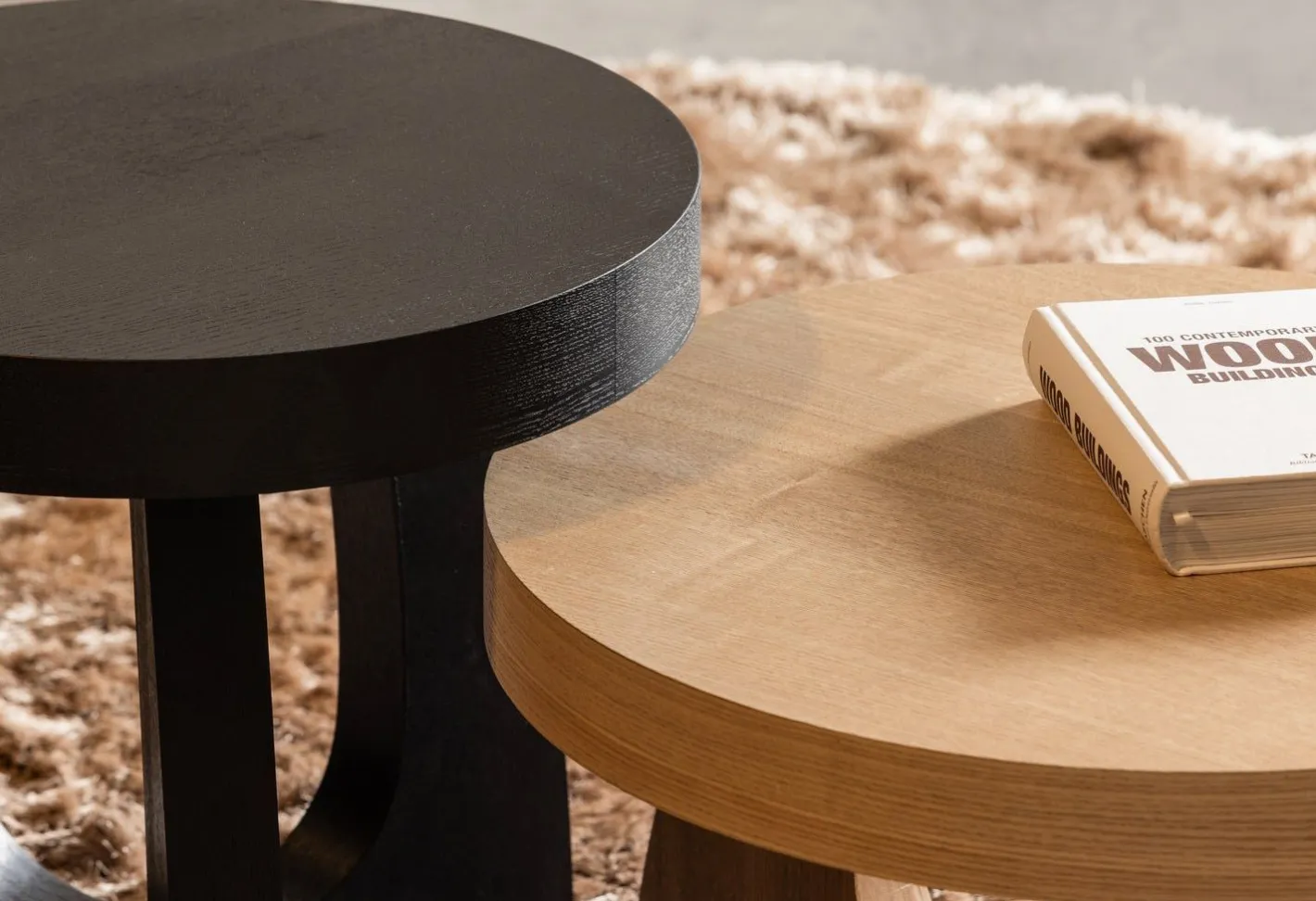 WOOOD Tala Bijzettafel Black