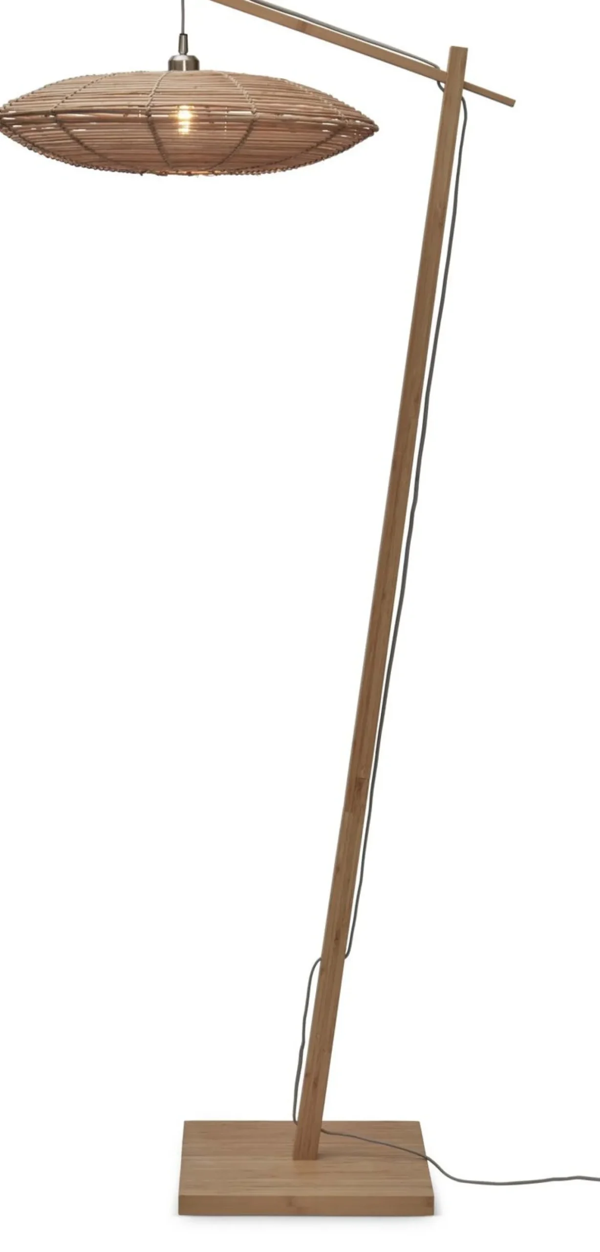 Sale Good&Mojo Tanami L Vloerlamp Natural, Grey