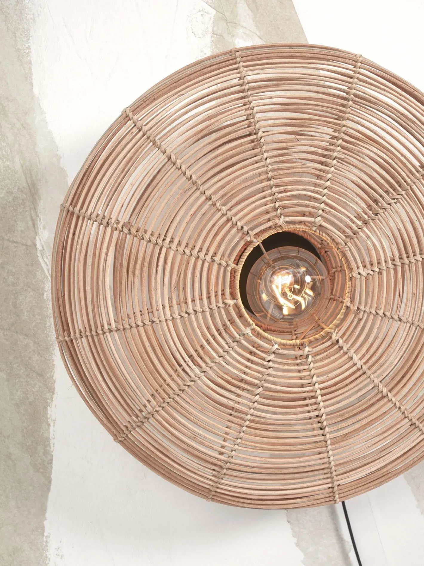 Best Good&Mojo Tanami Rond L Wandlamp Natural