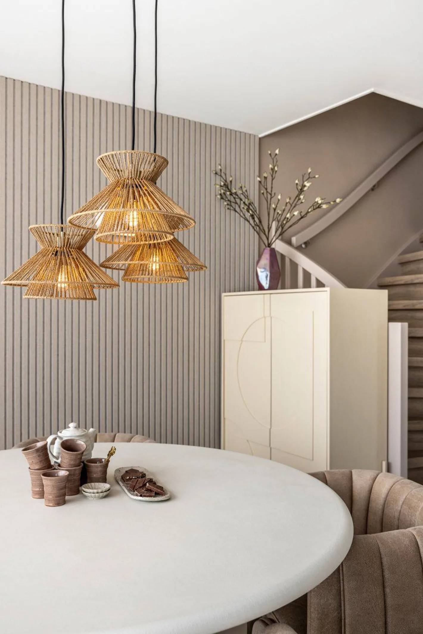 Outlet Lucide Tasman Hanglamp Naturel
