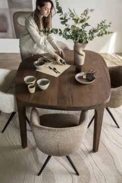 Outlet Eleonora Taylor Eettafel Bruin