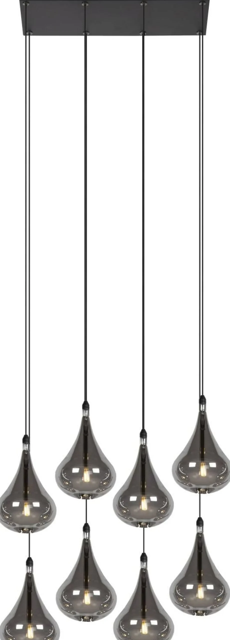 Online Lucide Tears Hanglamp Zwart