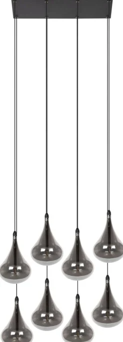 Online Lucide Tears Hanglamp Zwart