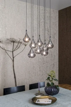 Online Lucide Tears Hanglamp Zwart