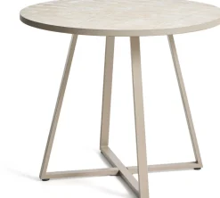 New Kave Home Tella Outdoor Bistrotafel Beige