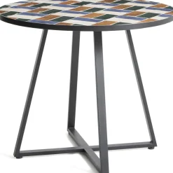 Online Kave Home Tella Outdoor Bistrotafel Grafiet, Multi