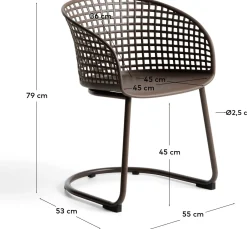 Best Kave Home Tenaro Tuinstoel Bruin