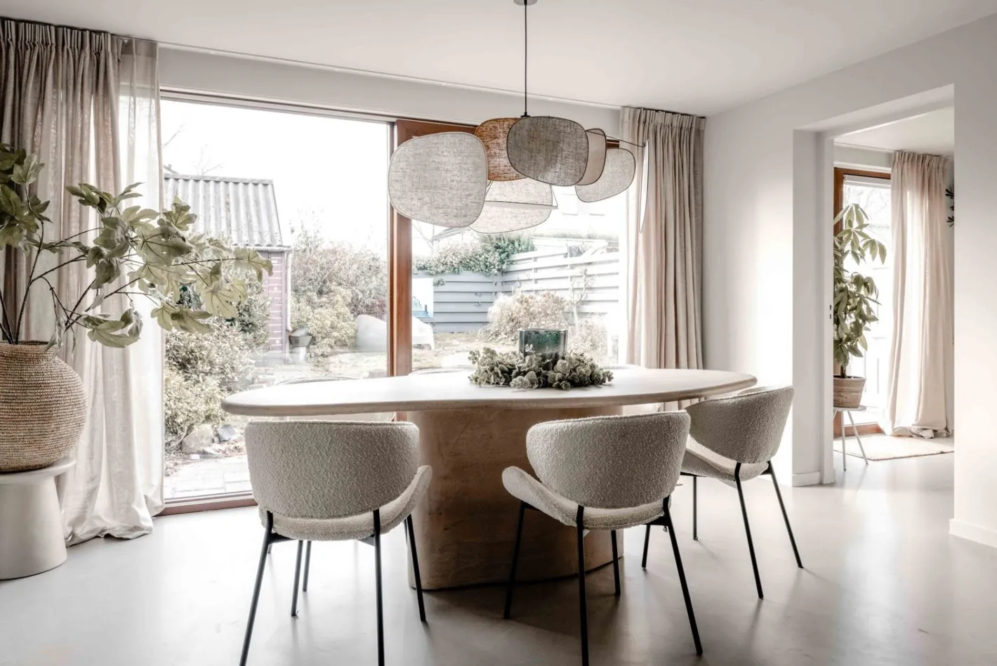 Discount Eleonora Tess Eetkamerstoel Beige