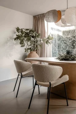 Discount Eleonora Tess Eetkamerstoel Beige