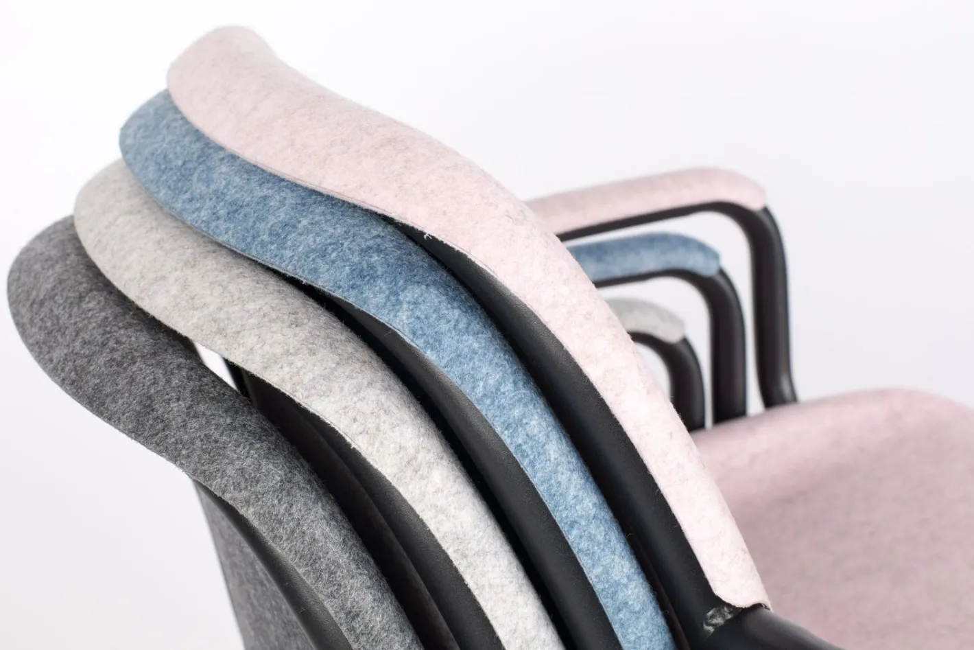 Zuiver Thirsty (set van 2) Armstoel Ash Grey