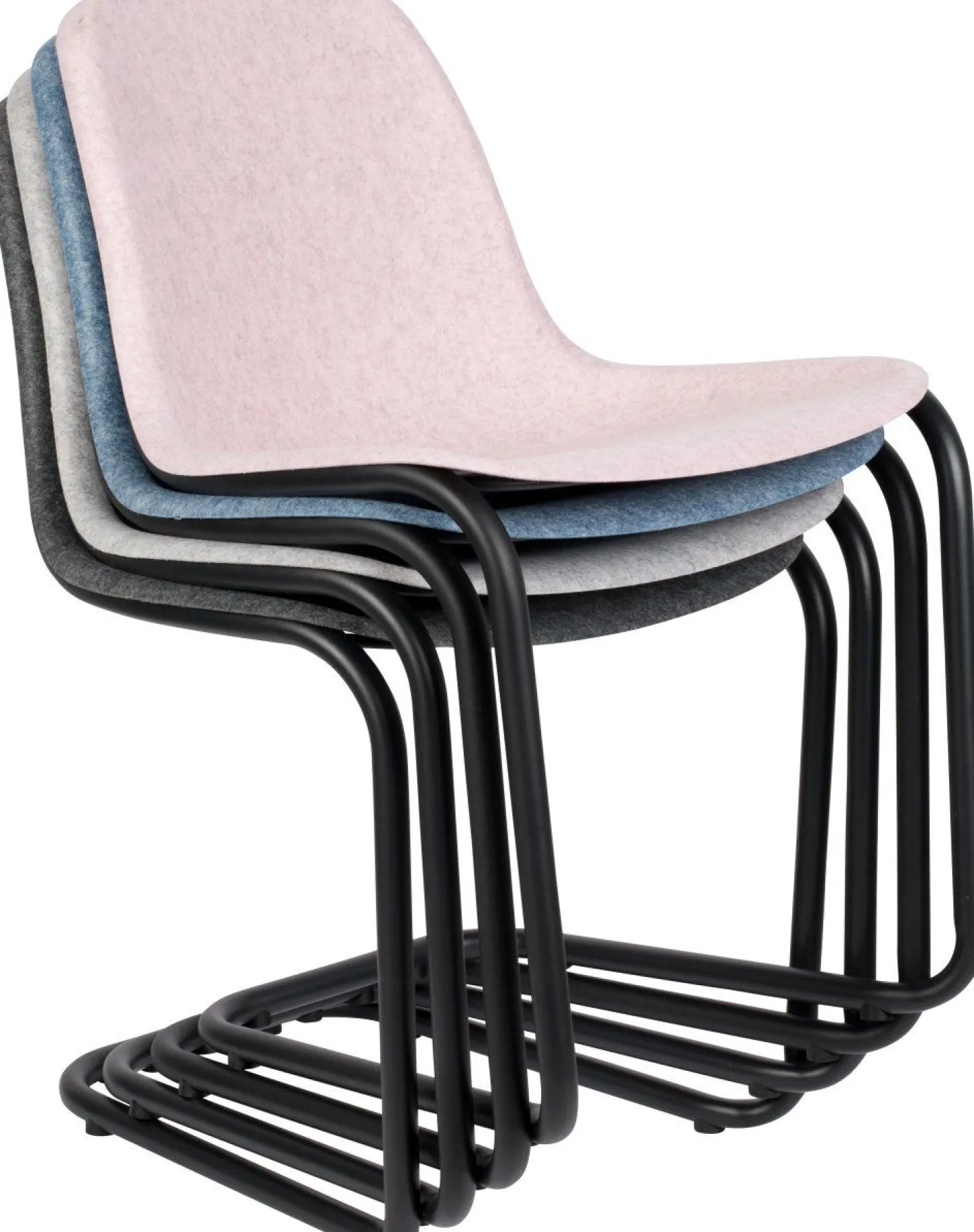 Zuiver Thirsty (set van 2) Eetkamerstoel Soft Pink