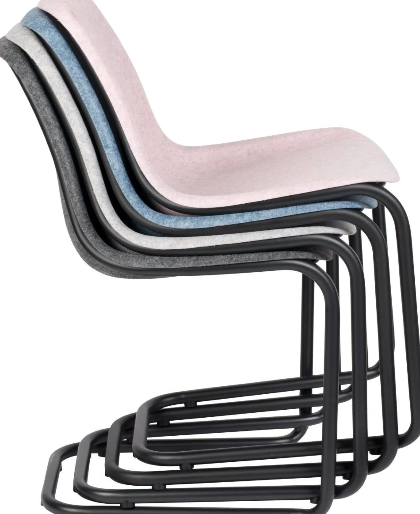Zuiver Thirsty (set van 2) Eetkamerstoel Soft Pink