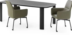 New Leolux Tico Eettafel Zwart