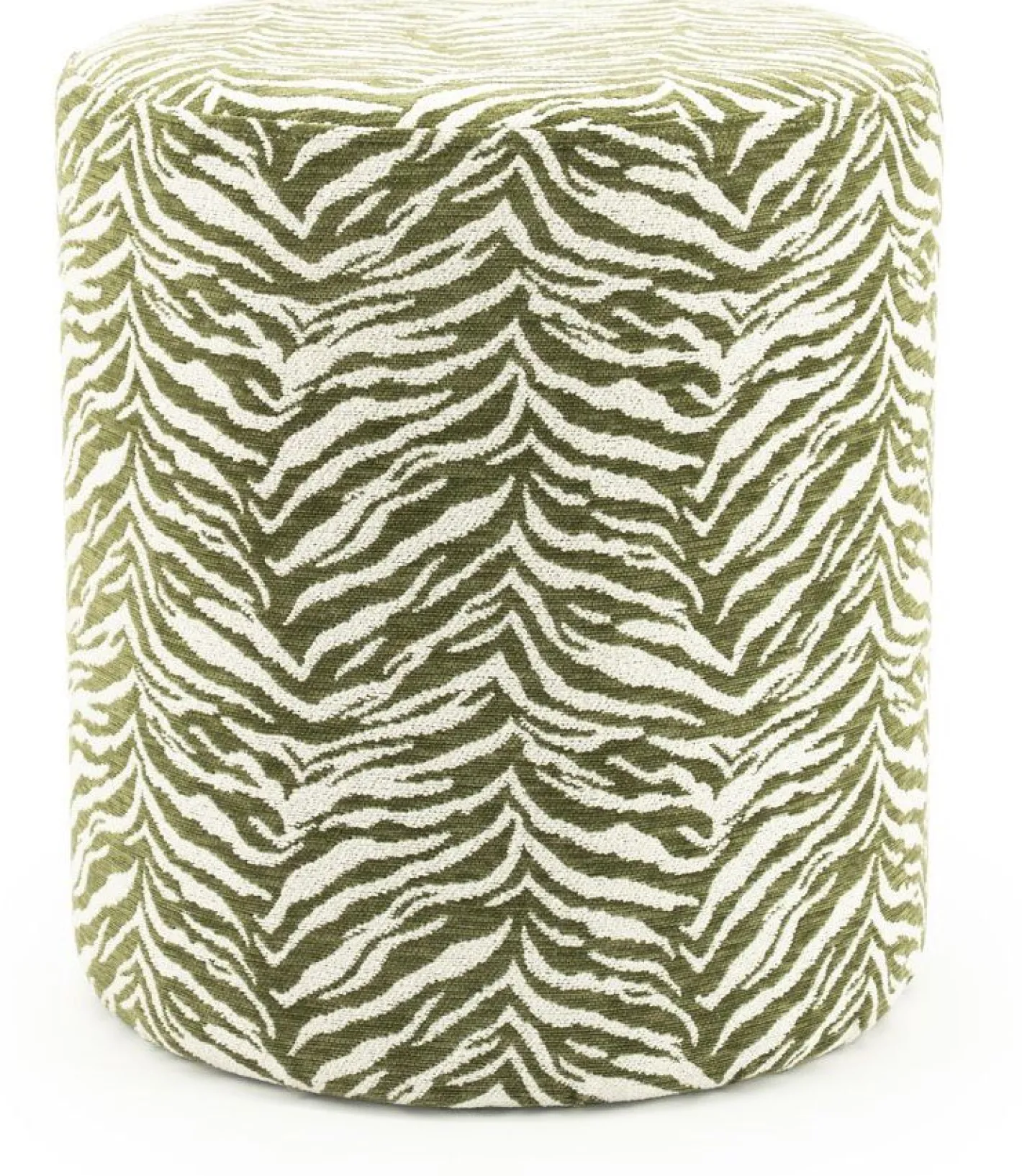 New By Boo Tigra Poef Groen