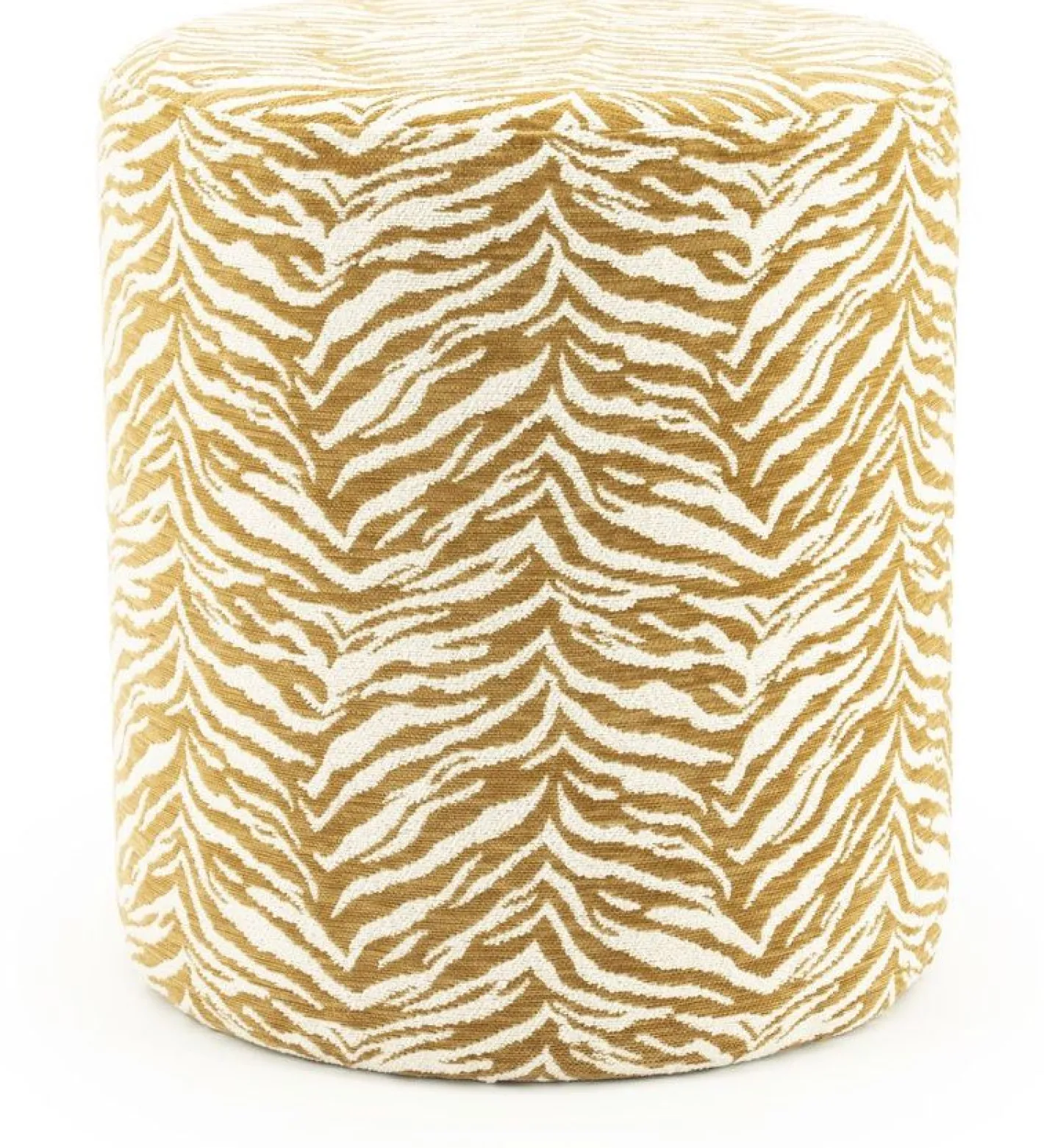 Hot By Boo Tigra Poef Mustard