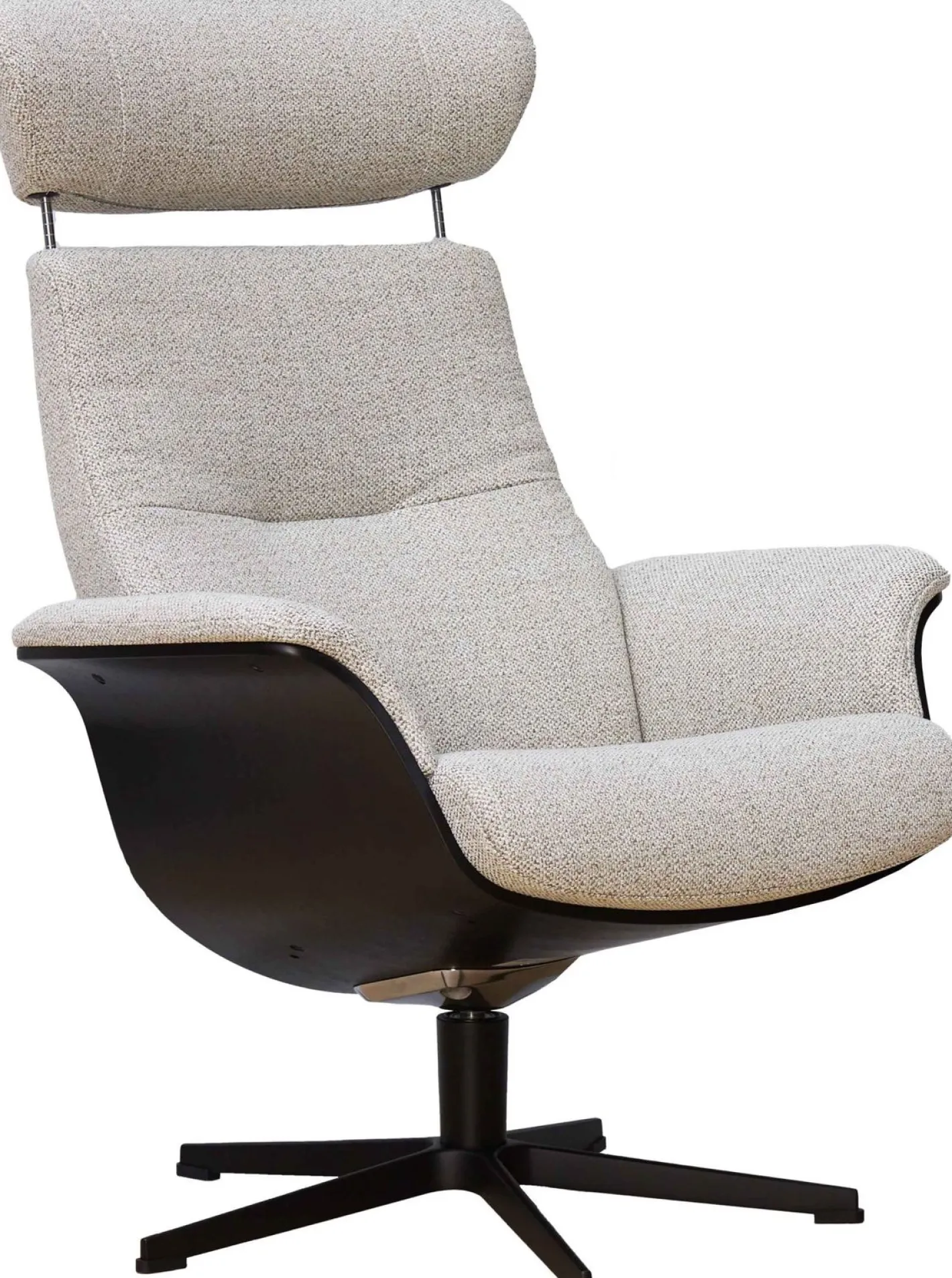 Outlet Eijerkamp Collectie Time-Out Beige Relaxfauteuil + Hocker Beige, Black