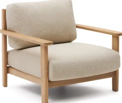 Best Kave Home Tirant Outdoor Fauteuil Naturel, Beige
