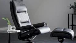 Discount Stressless Tokyo High Relaxfauteuil + Hocker Black