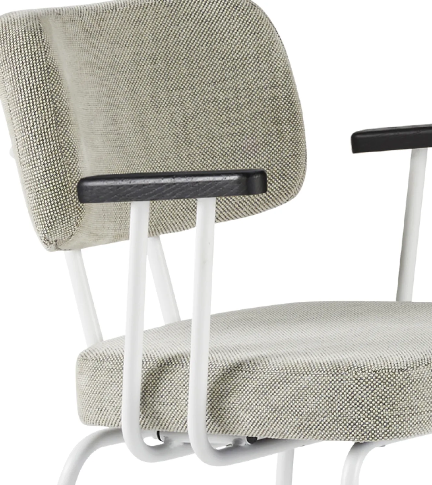 Clearance Eijerkamp Collectie Tom Onderstel Wit Armstoel Multigrey, Antracite