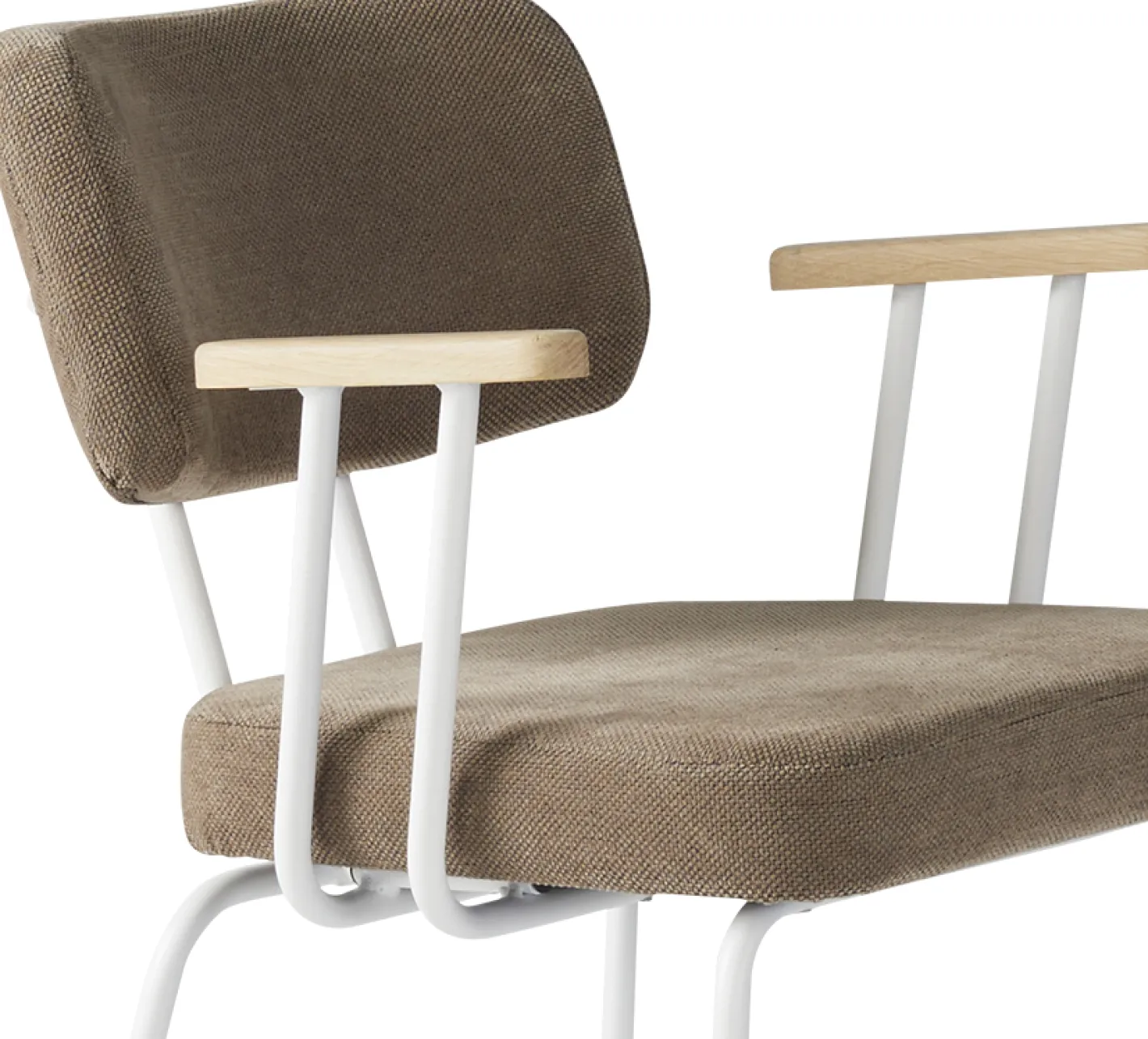 Clearance Eijerkamp Collectie Tom Onderstel Wit Armstoel Brown, Groove