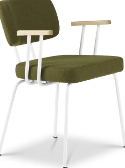 Discount Eijerkamp Collectie Tom Onderstel Wit Armstoel Green, Groove