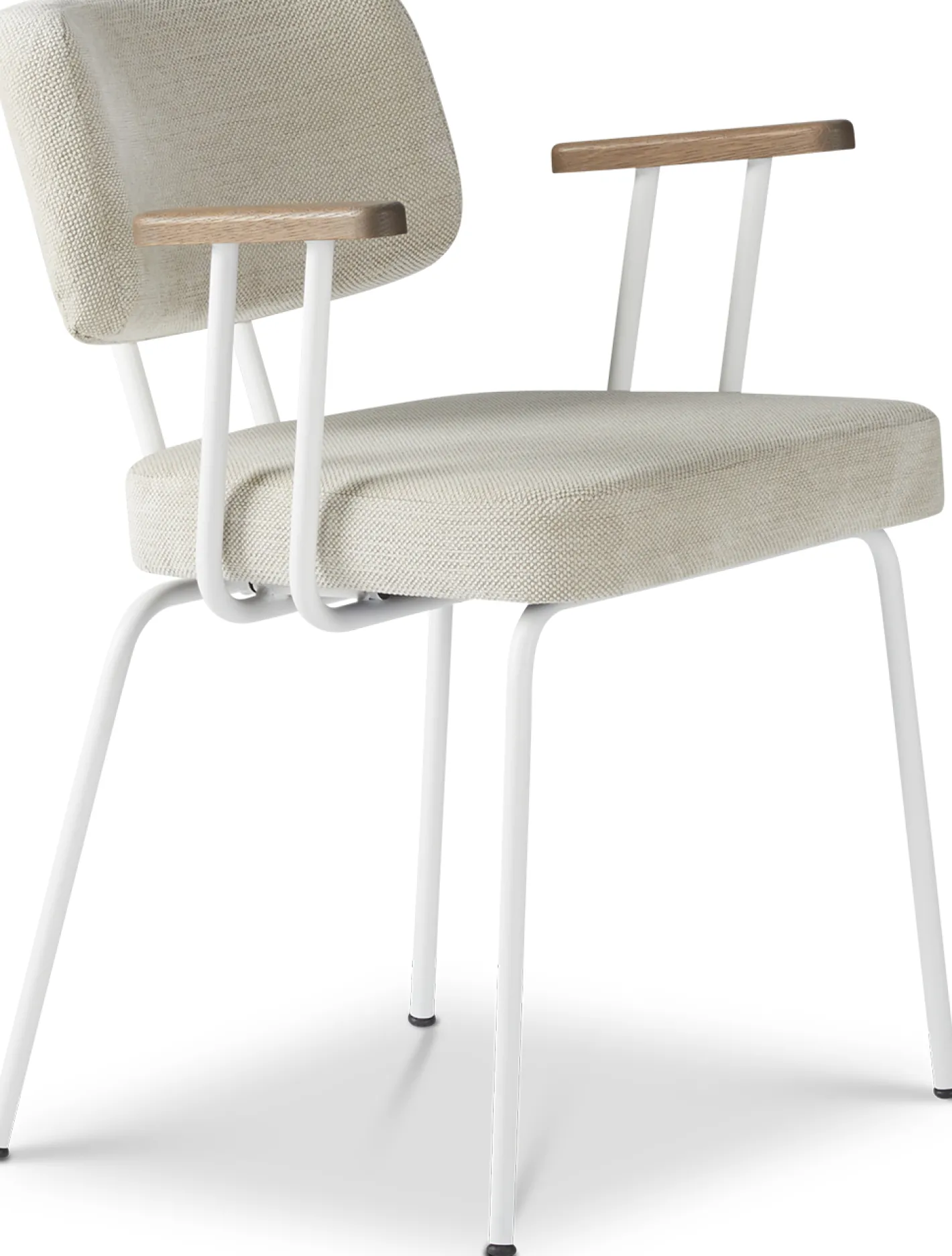 Hot Eijerkamp Collectie Tom Onderstel Wit Armstoel Natural, Tabacco