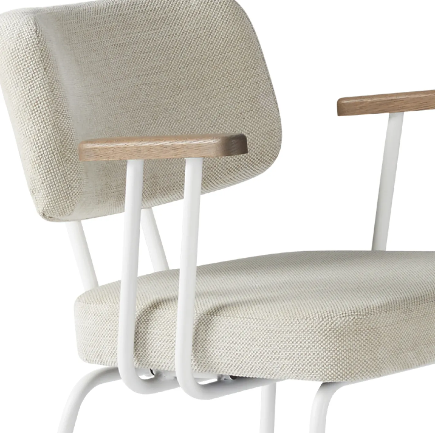 Hot Eijerkamp Collectie Tom Onderstel Wit Armstoel Natural, Tabacco