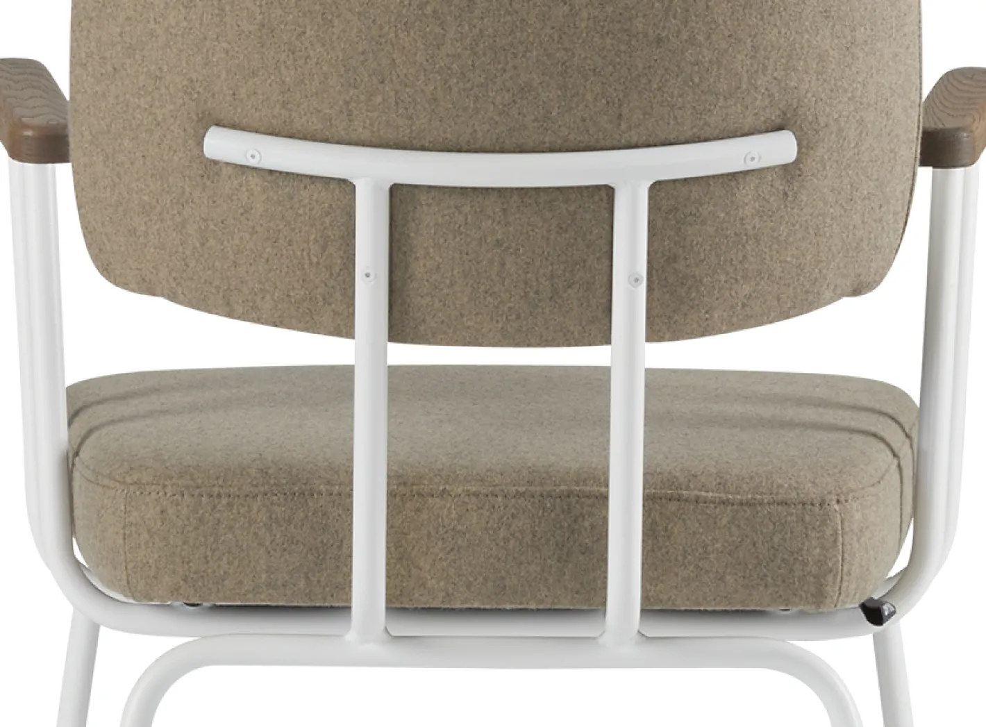 Outlet Eijerkamp Collectie Tom Onderstel Wit Armstoel Stone, Tabacco