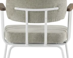 Hot Eijerkamp Collectie Tom Onderstel Wit Armstoel Multigrey, Tabacco