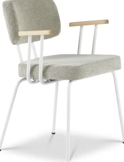 Clearance Eijerkamp Collectie Tom Onderstel Wit Armstoel Multigrey, Groove