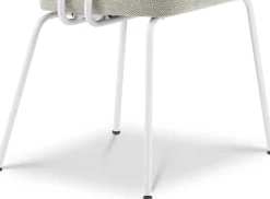 Clearance Eijerkamp Collectie Tom Onderstel Wit Armstoel Multigrey, Groove