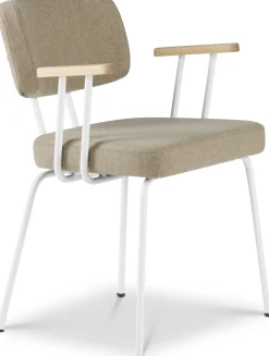 Hot Eijerkamp Collectie Tom Onderstel Wit Armstoel Stone, Groove