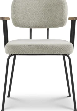 Outlet Eijerkamp Collectie Tom Onderstel Zwart Armstoel Multigrey, Tabacco