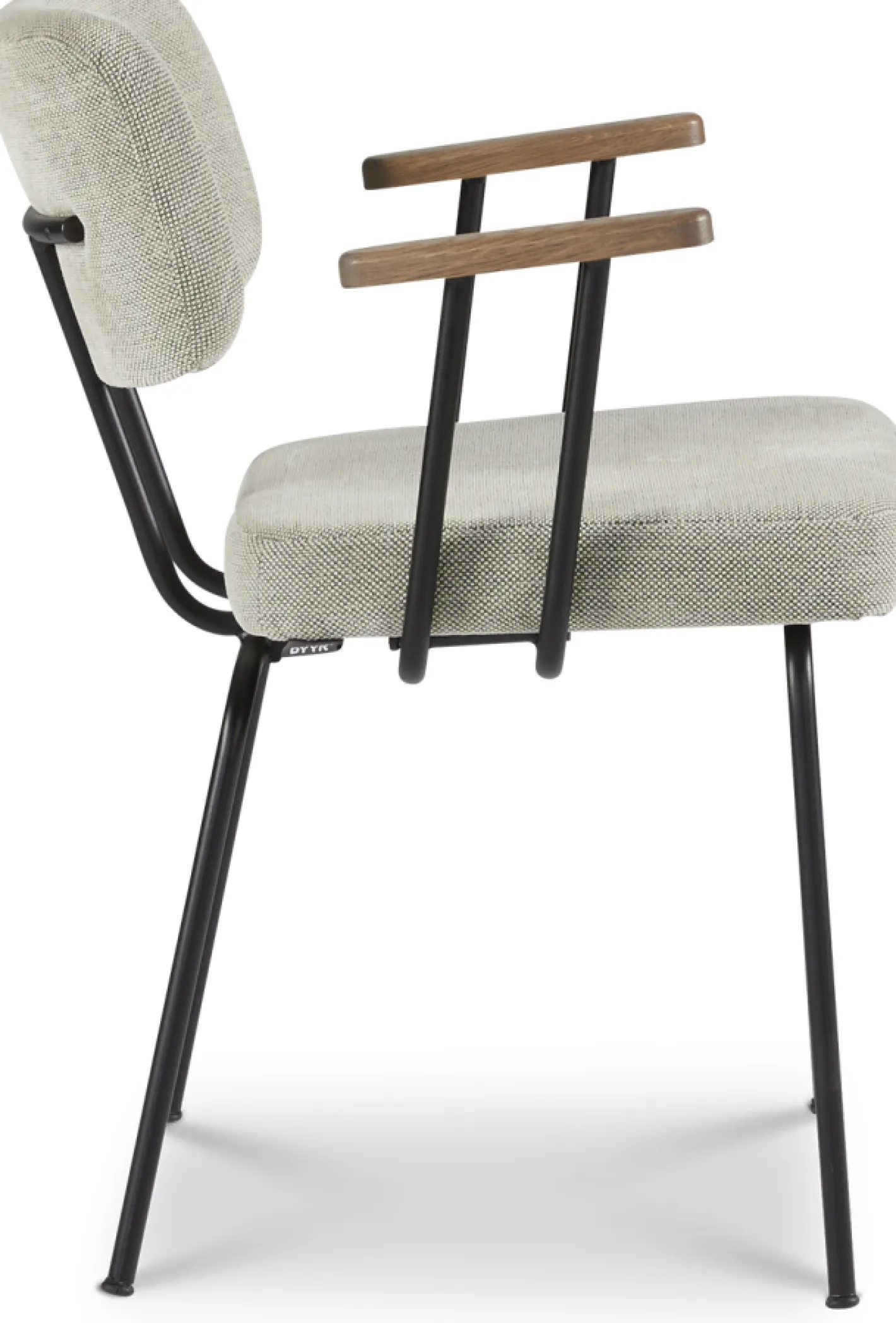 Outlet Eijerkamp Collectie Tom Onderstel Zwart Armstoel Multigrey, Tabacco