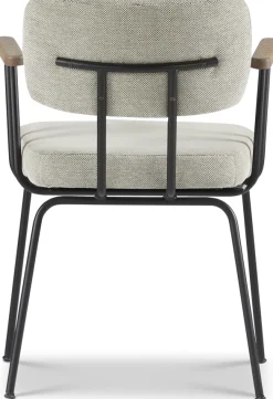 Outlet Eijerkamp Collectie Tom Onderstel Zwart Armstoel Multigrey, Tabacco