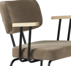 Discount Eijerkamp Collectie Tom Onderstel Zwart Armstoel Brown, Groove