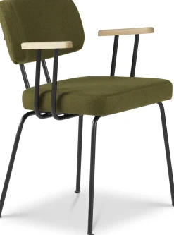 New Eijerkamp Collectie Tom Onderstel Zwart Armstoel Green, Groove