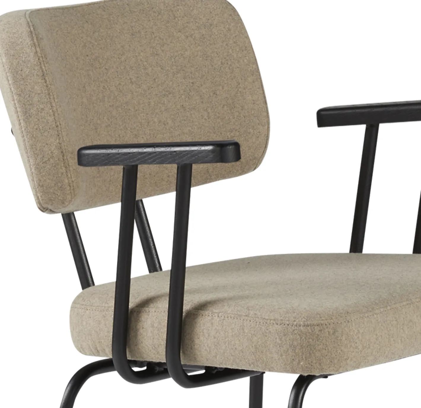 Clearance Eijerkamp Collectie Tom Onderstel Zwart Armstoel Stone, Antracite