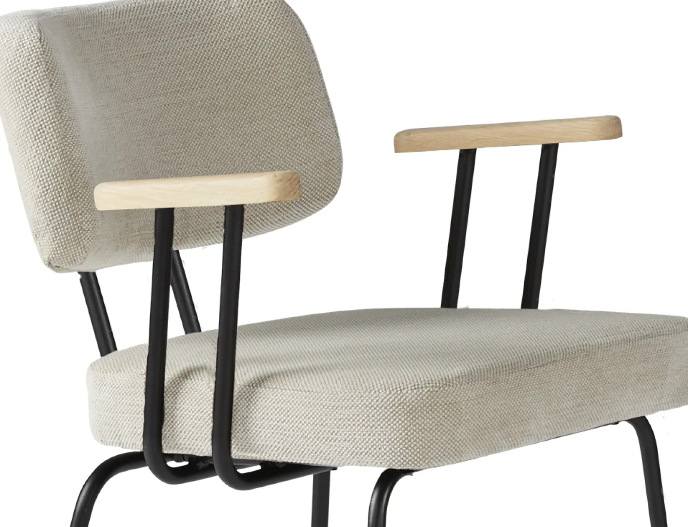 Clearance Eijerkamp Collectie Tom Onderstel Zwart Armstoel Natural, Groove