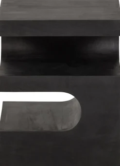 New WOOOD Toma Bijzetafel Black